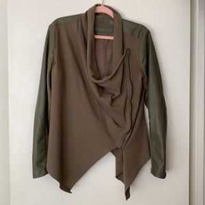 Blank NYC faux leather jacket